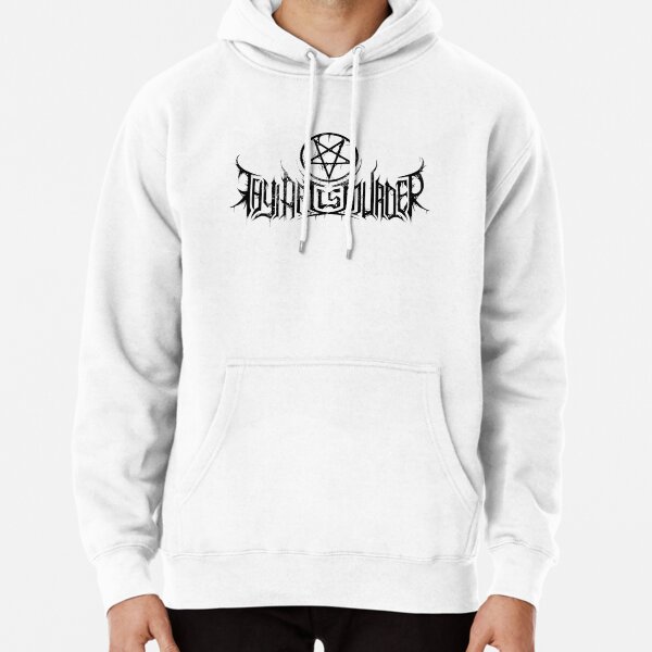 Thy Art Is Murder is an Australian metal band.  Sticker Pullover Hoodie RB1512 product Offical thyartismurders Merch